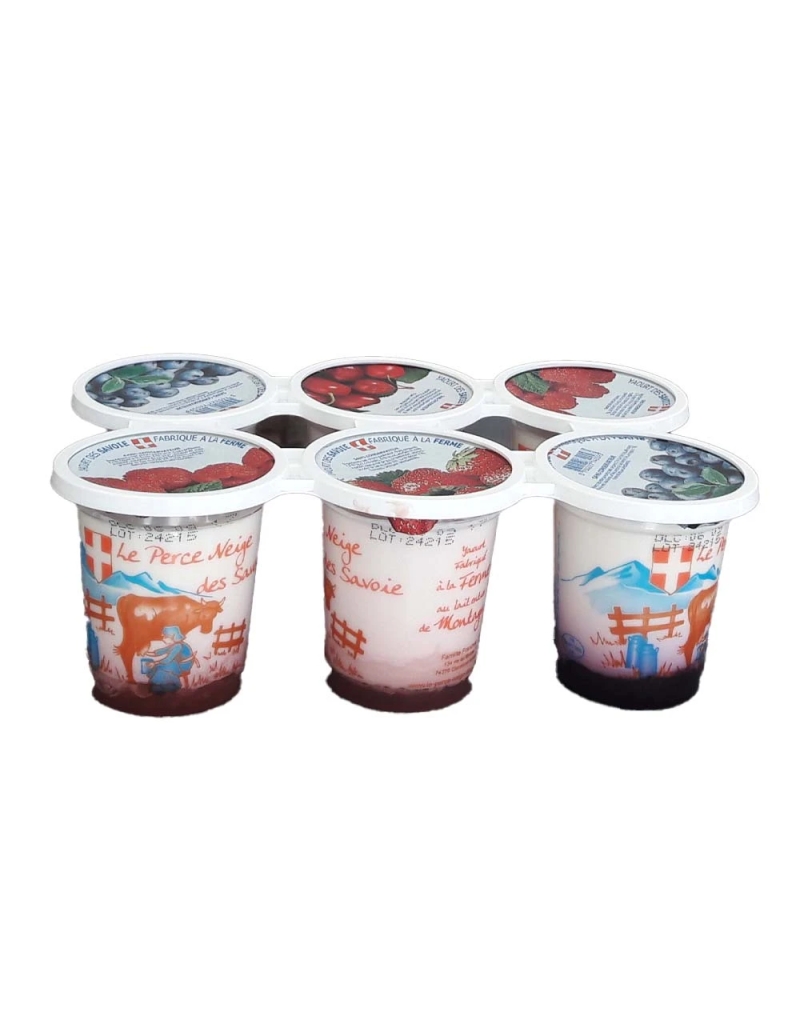Yaourts aux Fruits Rouges Perce Neige x6 - Maison Mercier