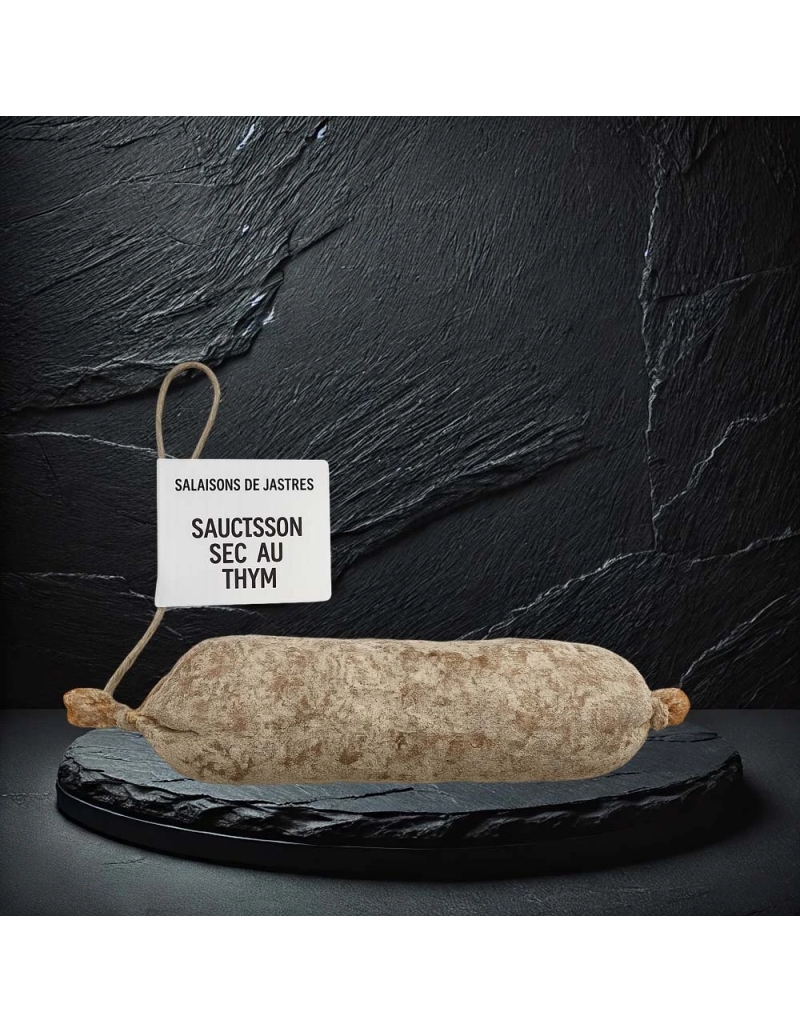 Saucisson au thym artisanal – Maison de Jastres | Maison Mercier