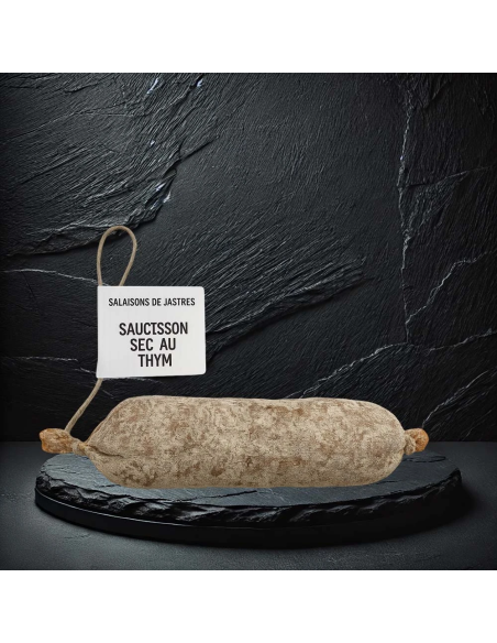 Saucisson au thym artisanal – Maison de Jastres | Maison Mercier