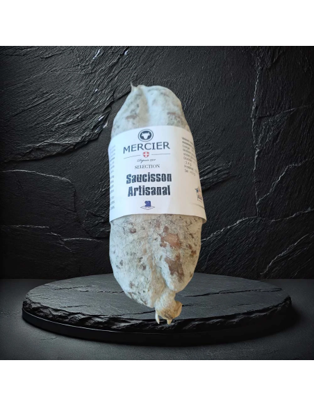 Saucisson sec pur porc nature – Maison Mercier | 300 g