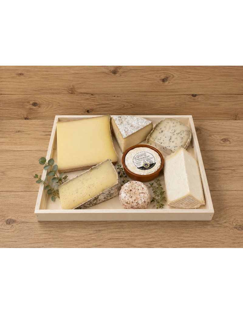 Plateau Fromages Gourmand été — 7 fromages pour 12 pers. | Maison Mercier