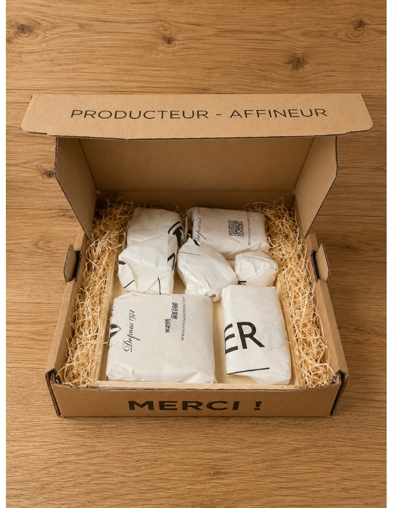 Plateau Fromages Gourmand été — 7 fromages pour 12 pers. | Maison Mercier